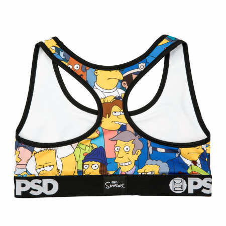 The Simpsons Full Cast PSD Sports Bra